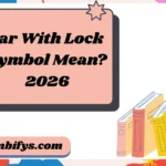 Car With Lock Symbol Mean?