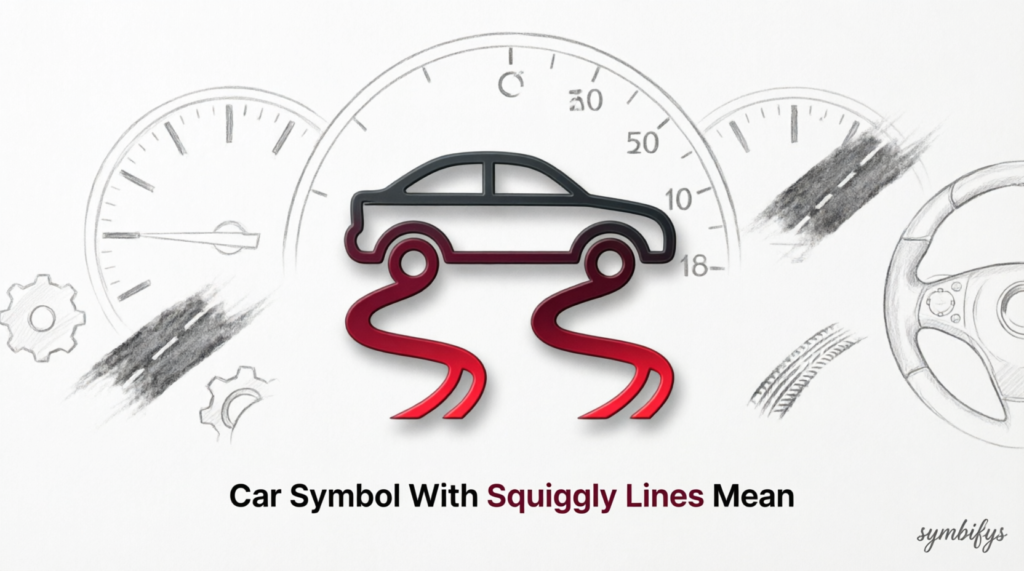 the Car Symbol With Squiggly Lines Mean 2026
