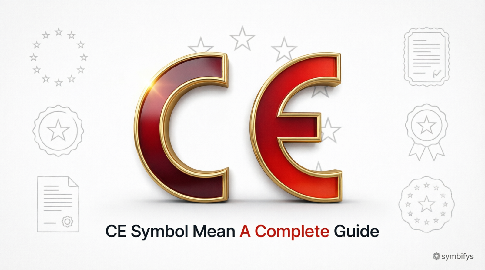 CE Symbol Mean A Complete Guide 2026