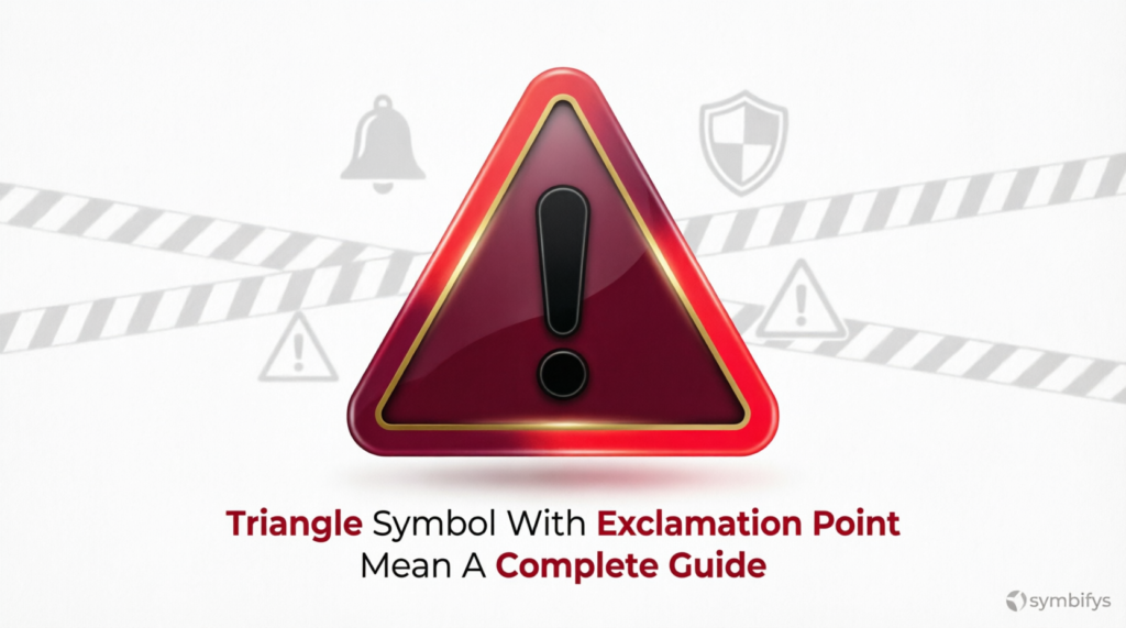 the Triangle Symbol With an Exclamation 2026