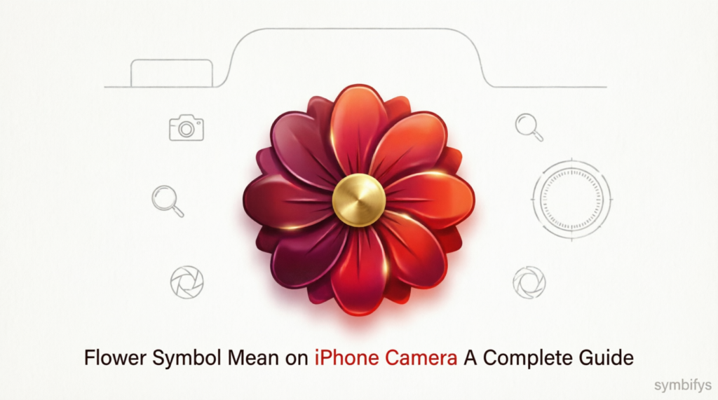 Flower Symbol Mean on iPhone Camera 2026