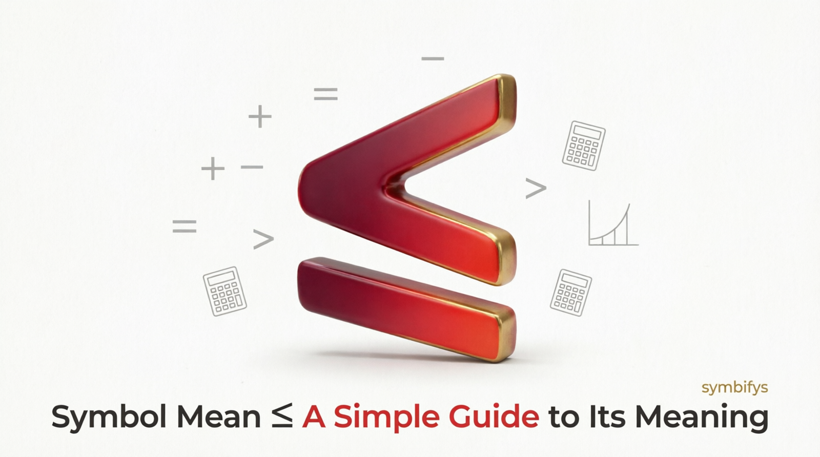Symbol Mean ≤ A Simple Guide to Its Meaning 2026