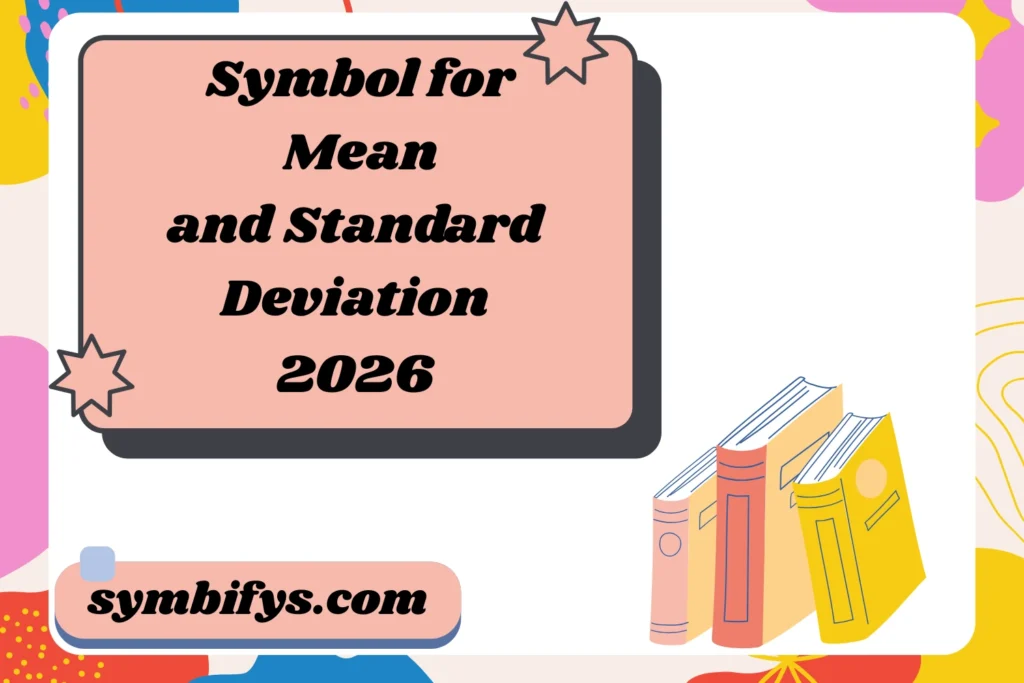 Symbol for Mean and Standard Deviation