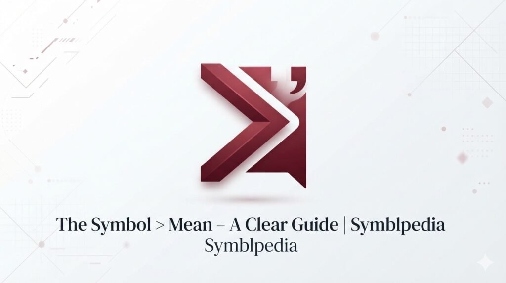 the Symbol > Mean A Clear Guide 2026