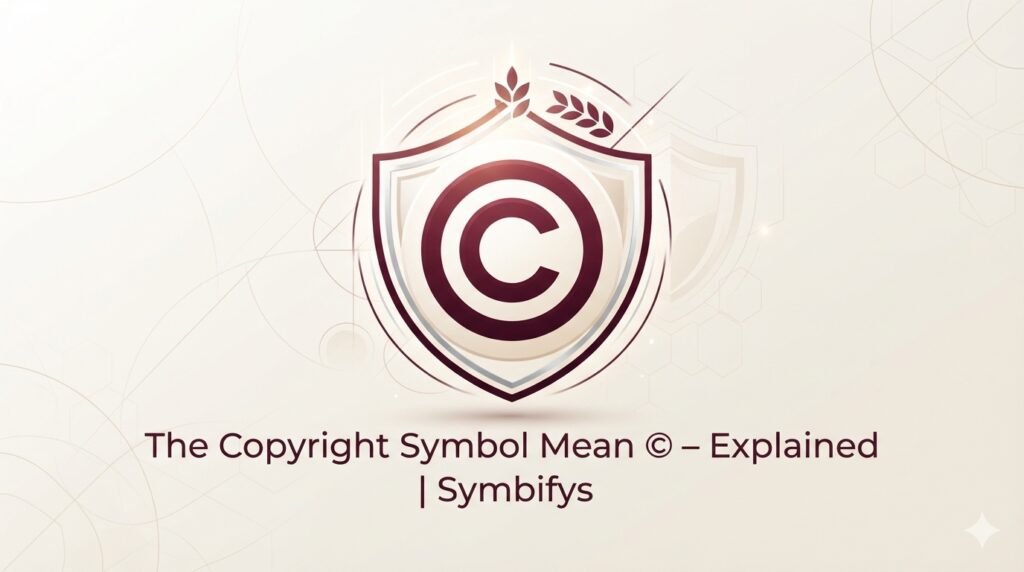 the Copyright Symbol Mean © 2026